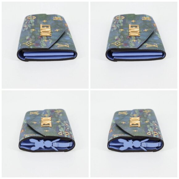 LOUIS VUITTON Masters Collection MONET Portefeuille Sarah M67589 LV Auth 139607M - Picture 16 of 16